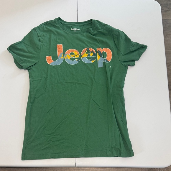 Goodfellow & Co Other - Goodfellow & Co Forest Green Jeep Tee